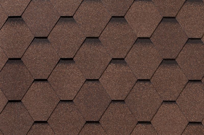 Гибкая черепица Shingle Roofshield Classic Стандарт Коричневый топаз