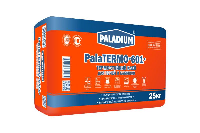 PALADIUM PalaTERMO-601 PalaTERMO- 601  ПалаТермо ПЛИТОЧНЫЙ КЛЕЙ ТЕРМОСТОЙКИЙ 25кг