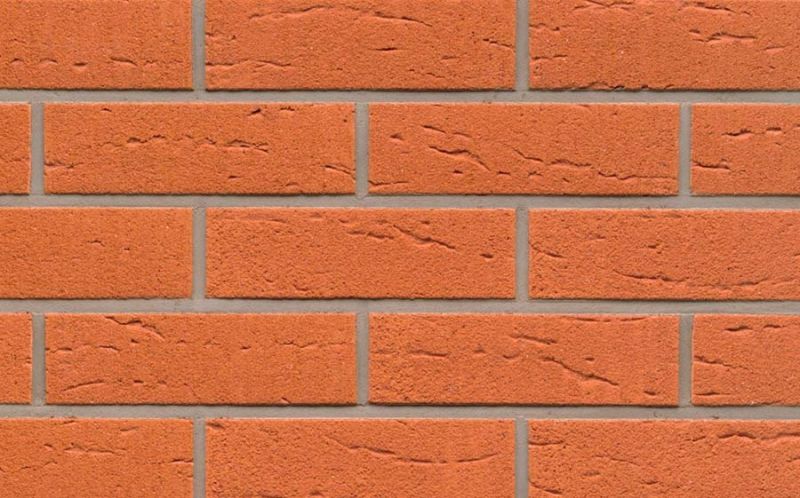 Клинкерная облицовочная плитка ручной формовки Feldhaus Klinker NF 14 R227 terracotta rustico 240*71*14 мм