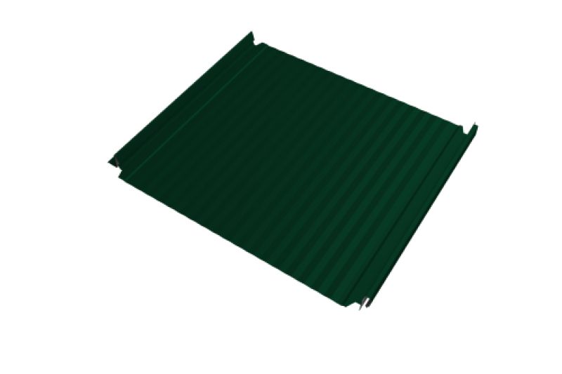 Кликфальц Double Pro Grand Line 0,45 Drap с пленкой на замках RAL 6005 зеленый мох