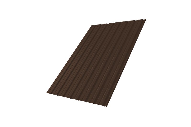 Профнастил С10R 0,5 Drap TX RAL 8017 шоколад