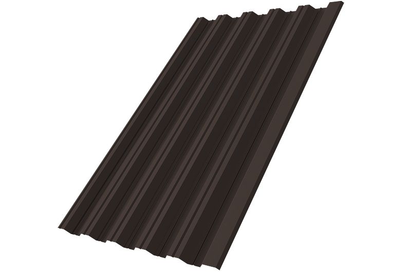 Профнастил НС35R Grand Line 0,5 PurPro Matt 275 RR 32 темно-коричневый