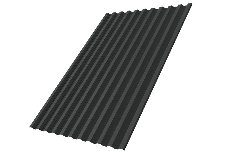 Профнастил С21R 0,5 Satin RAL 7016 антрацитово-серый