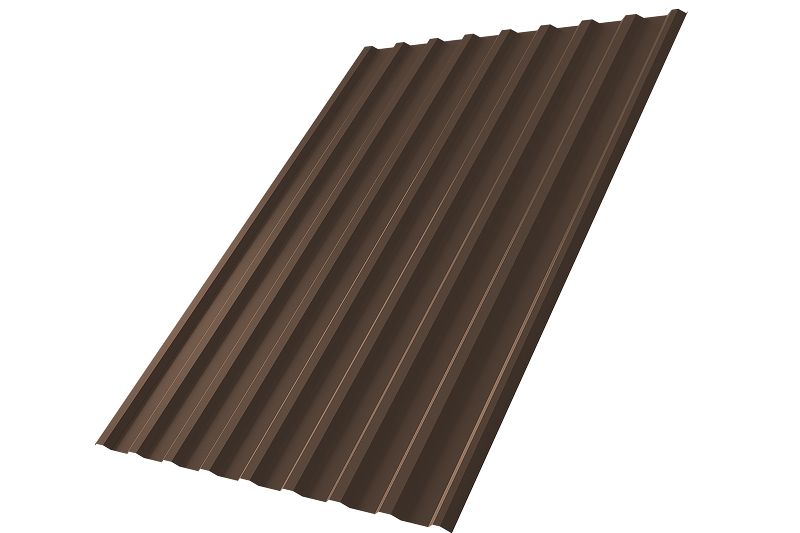 Профнастил С20R Grand Line 0,5 Velur X RAL 8017 шоколад