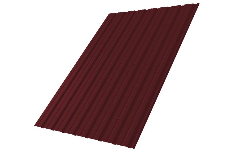 Профнастил С10R 0,4 PE RAL 3005 красное вино