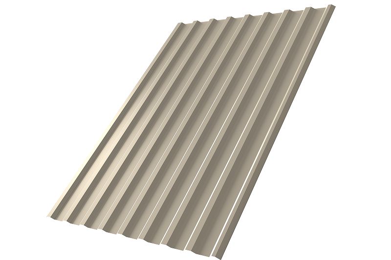 Профнастил С10R 0,5 PE RAL 9003 сигнальный белый