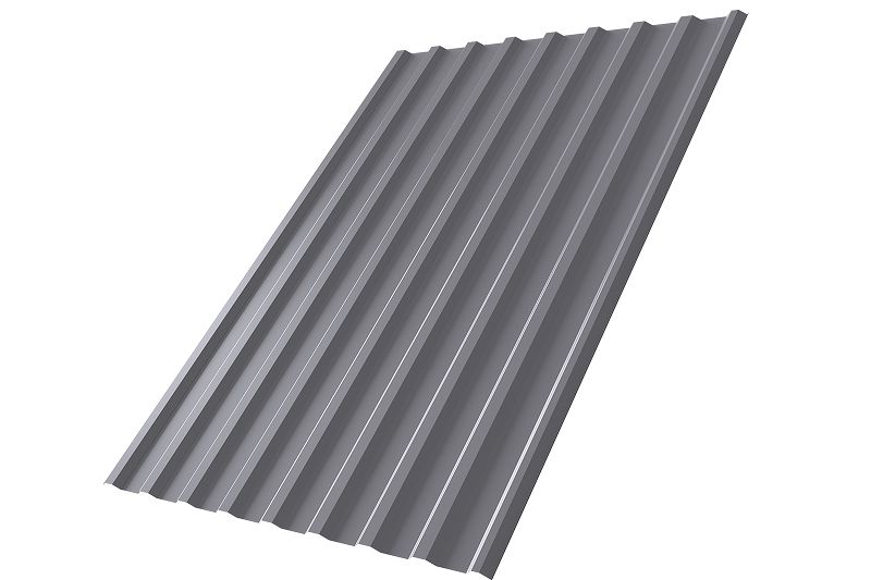 Профнастил С21R 0,5 PE RAL 9003 сигнальный белый