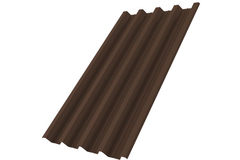 Профнастил Н60R v01 0,7 PE RAL 8017 шоколад