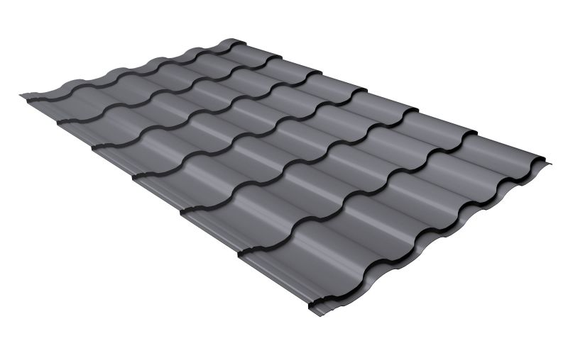 Профиль волновой Kredo 0,45 Drap TX RAL 7004 сигнальный серый