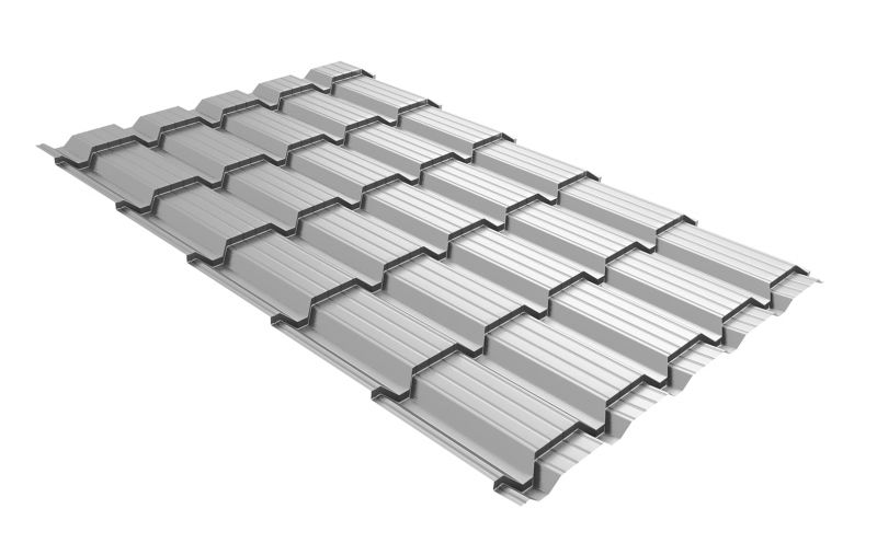 Профиль волновой Quadro Profi v01 0,45 PE RAL 9003 сигнальный белый