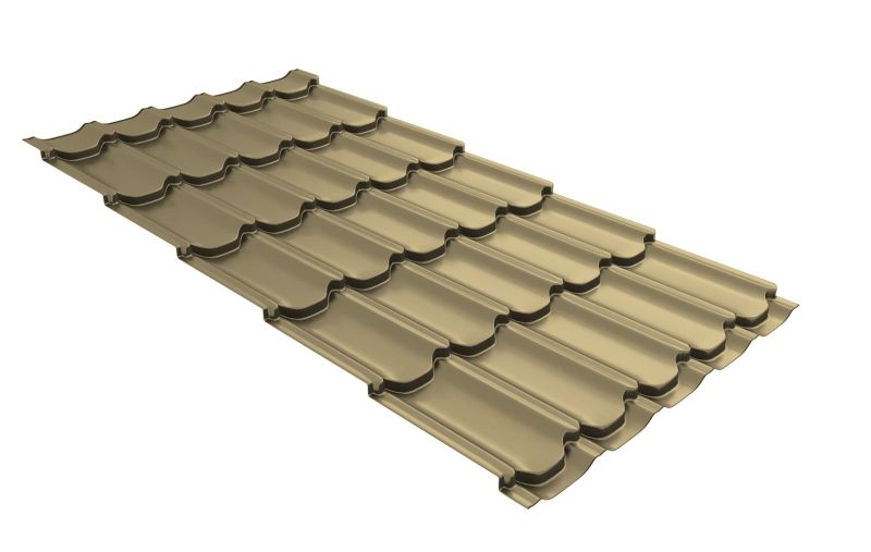 Профиль волновой  Kvinta Plus 0,45 PE RAL 1014 слоновая кость