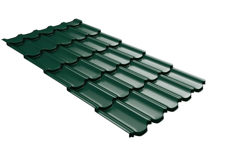 Профиль волновой Kvinta Plus 3D 0,45 PE RAL 6005 зеленый мох