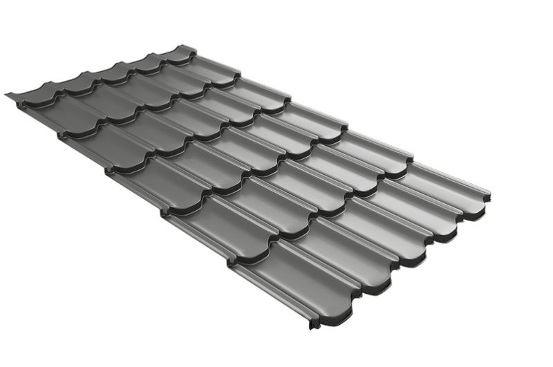 Профиль волновой Kvinta Plus 3D 0,45 PE RAL 7005 мышино-серый