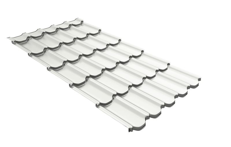 Профиль волновой Kvinta Plus 3D  0,5 PE RAL 9003 сигнальный белый