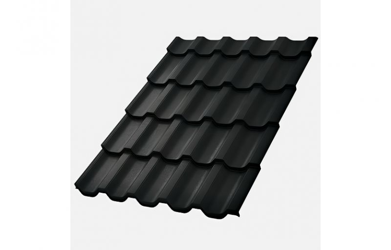 Металлочерепица МП Трамонтана-X (VikingMP E-20-7016-0.5)