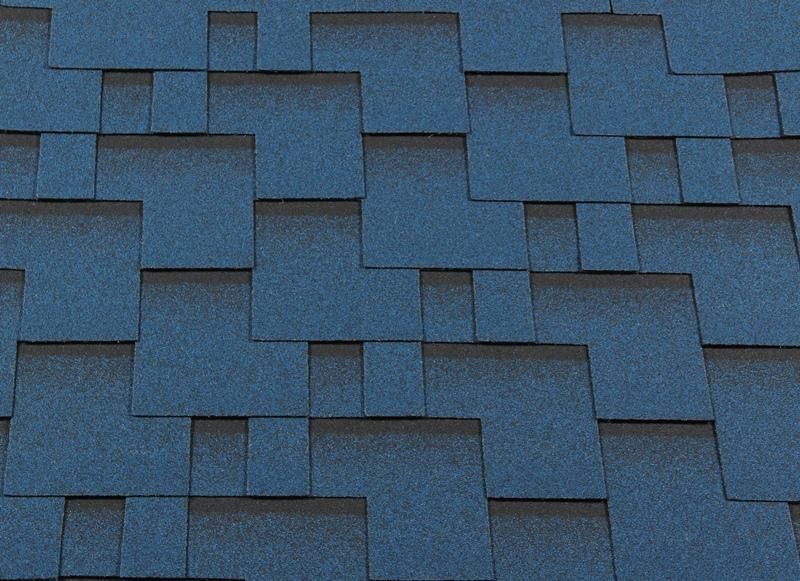 Гибкая черепица Shingle Roofshield Classic Модерн Синий