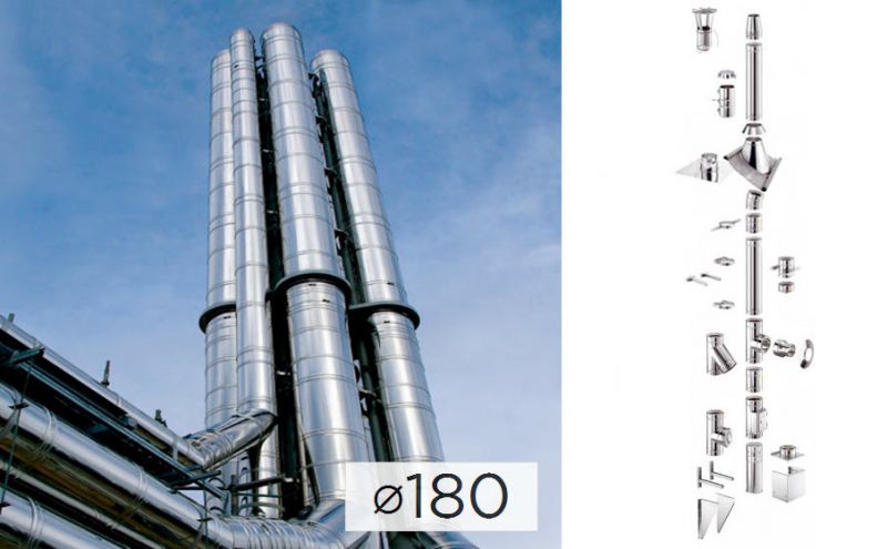 Дымоходная система Schiedel SCHIEDEL ICS 50 из нержавеющей стали D 180 мм