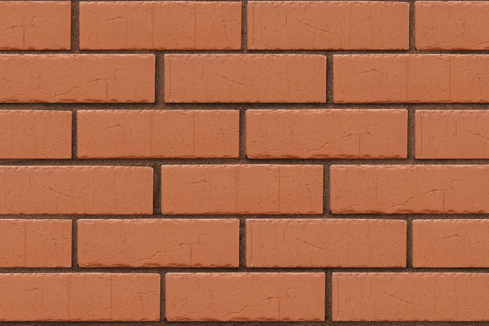 Кирпич клинкерный ЛСР Амстердам темно-красный винтаж 250*85*65 мм