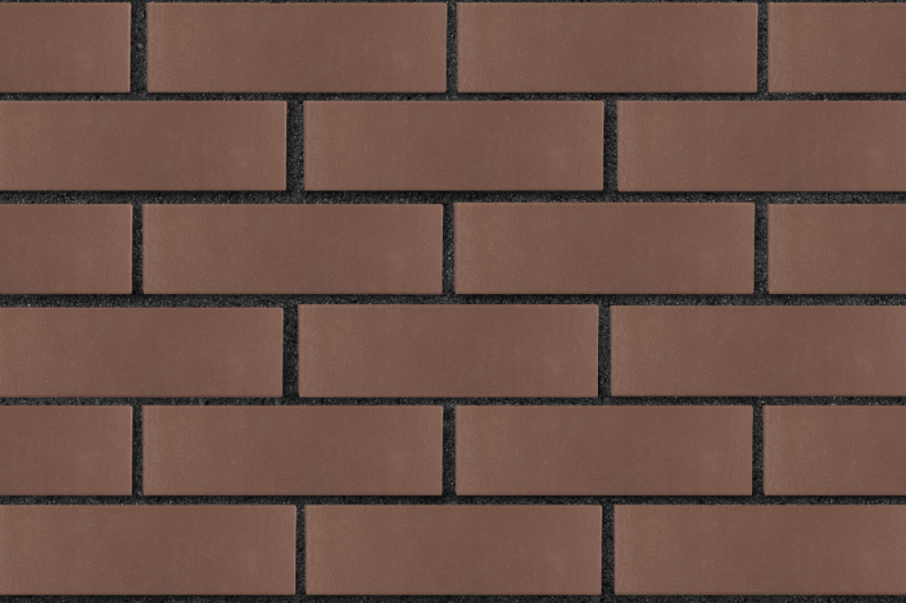 Кирпич облицовочный ЛСР темно-коричневый гладкий, утолщенные стенки, М175, 250*120*65 мм