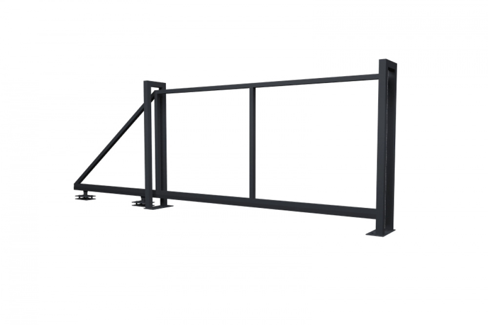 Ворота откатные Жалюзи 2,0х4,5 без заполнения