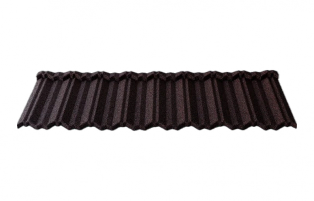 Композитная черепица TimsTile Классик 1340*420 мм Черно-красный (6)