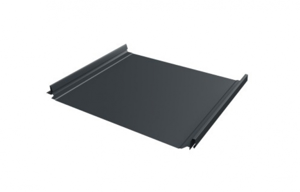 Кликфальц Pro Grand Line 0,45 Drap ST с пленкой на замках RAL 7016 антрацитово-серый