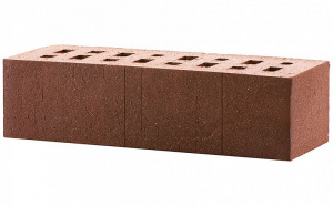 Кирпич клинкерный ЛСР Порту темно-красный с бордовым песком винтаж 250*85*65 мм