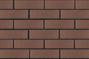 Кирпич облицовочный ЛСР темно-коричневый гладкий, утолщенные стенки, М175, 250*120*65 мм