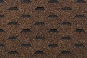 Гибкая черепица Shinglas (Шинглас)КЛАССИК КАДРИЛЬ, Дуб