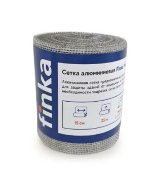 Сетка алюминиевая от грызунов Finka 0,15x25m