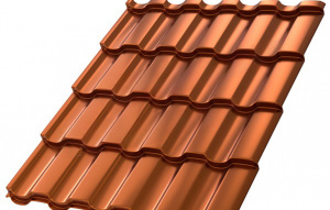 Металлочерепица МП Монтекристо-SL (AGNETA-03-Copper\Copper-0.5)