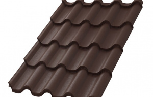 Металлочерепица МП Монтерроса-SL (MattMP-20-8017-0.5)