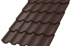 Металлочерепица МП Трамонтана-ML (MattMP-20-8017-0.5)