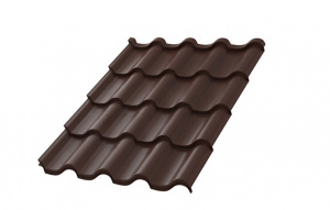 Металлочерепица МП Монтерроса-S NormanMP (ПЭ-01-8017-0.5)