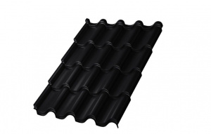 Металлочерепица МП Монтерроса-S NormanMP (ПЭ-01-9005-0.5)