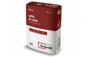 "М-300" Цементно -известковая смесь с добавлением полимерных добавок. Применяется как мелкозерн. бетон для заливки фундаментов, изготовлениния высокопрочных бетонных стяжек