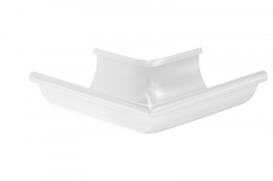 Водосточная система Aquasystem PE Угол желоба наружный, 90/125 RR20