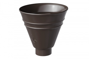 Водосточная система Aquasystem PU Воронка водосборная круглая, 90/125 RR32