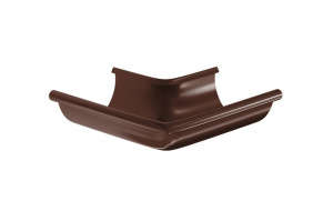 Водосточная система Aquasystem PU Угол желоба наружный, 90/125 RAL8017