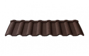 Композитная черепица TimsTile Милано 1340*420 мм Черно-коричневый (3)