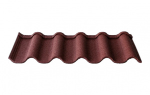 Композитная черепица TimsTile Грув 1340*420 мм Винный (2)