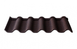 Композитная черепица TimsTile Грув 1340*420 мм Черно-красный (6)