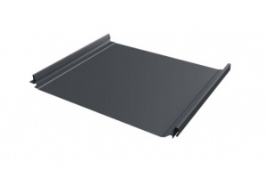 Кликфальц Pro Grand Line 0,45 Drap TwinColor с пленкой на замках RAL 7024 мокрый асфальт