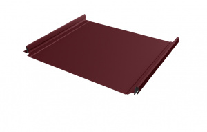 Кликфальц Pro Grand Line 0,45 Drap TX с пленкой на замках RAL 3005 красное вино