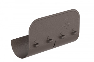 Водосточная система Aquasystem PU MATT Ограничитель перелива прямой, 90/125 RR32 Matt